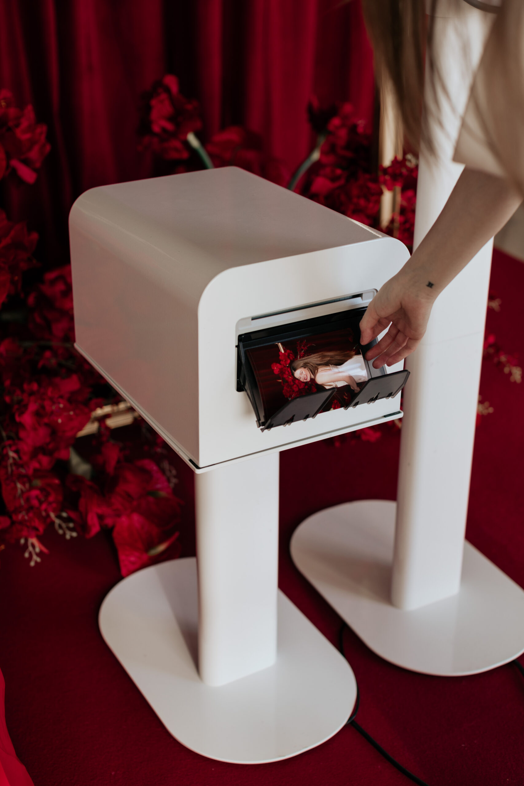 Xpress Entertainment premium photo booth with a professional Canon camera