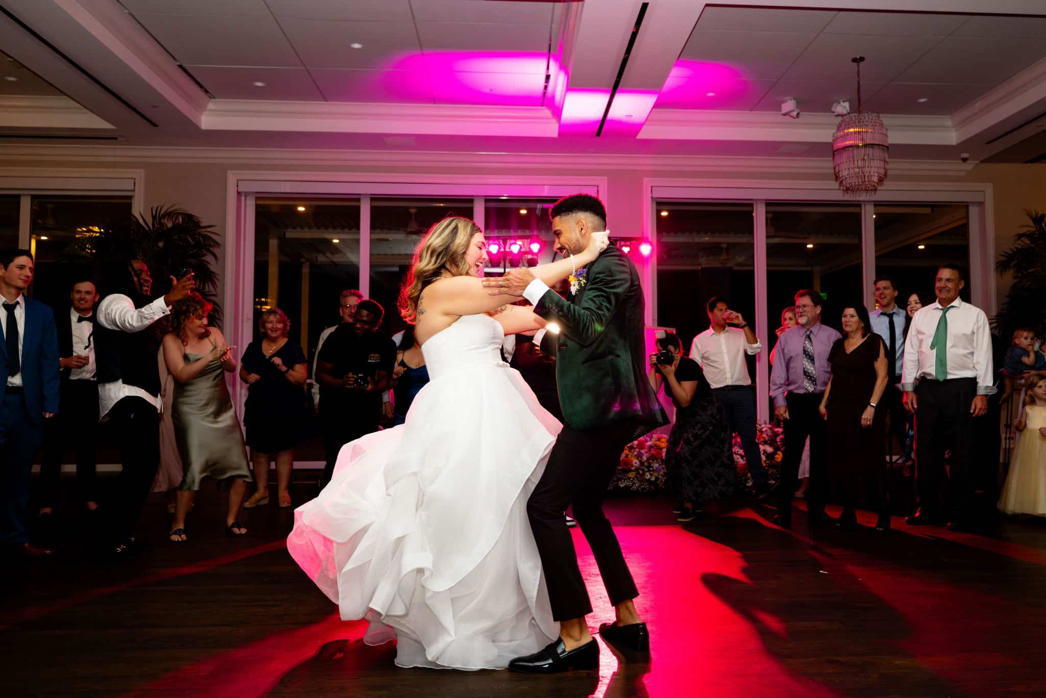 Wedding reception celebration